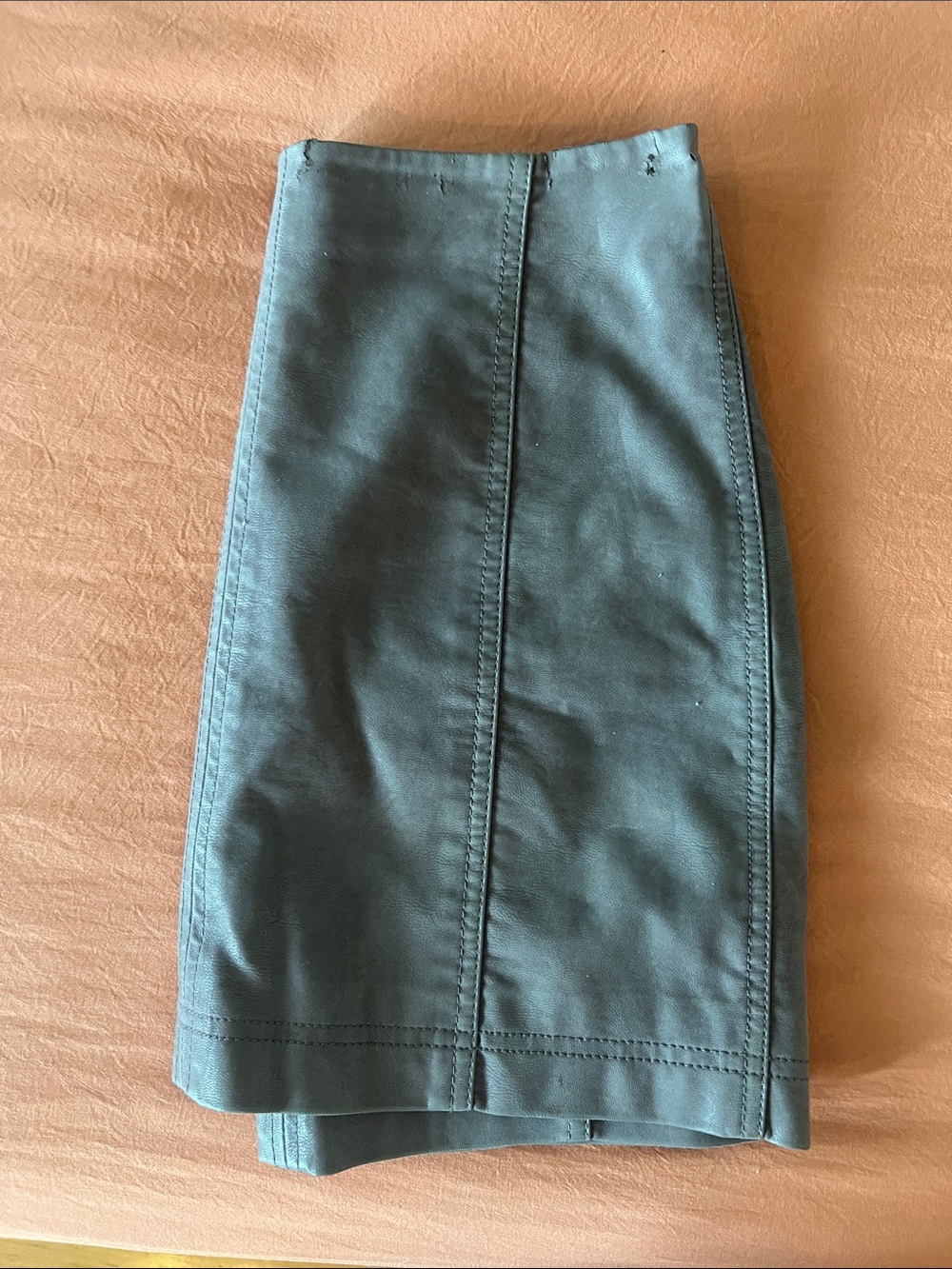 Classic High-Waist Pencil Skirt in Teal